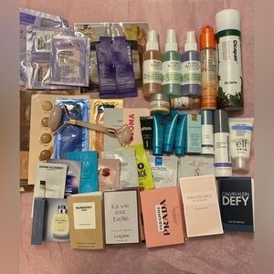 Huge skincare makeup hair sample bundle